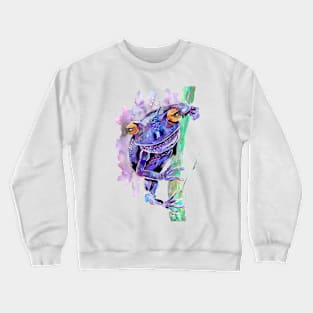 Purple Frog Crewneck Sweatshirt